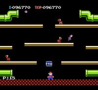 Mario Bros sur Nintendo Nes